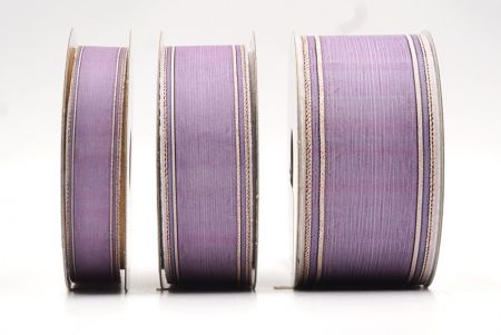 Елегантна фіолетова плетена стрічка_AI